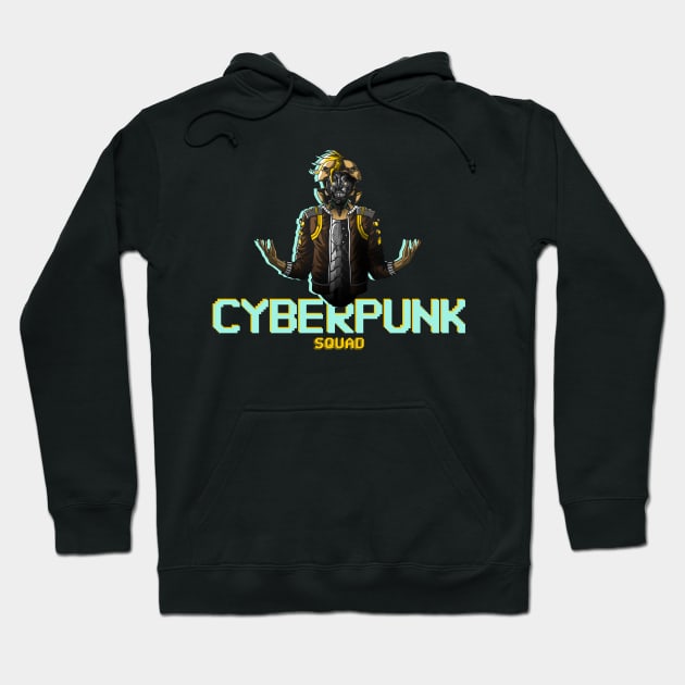 Cyberpunk Future Is Here 2077 Hoodie by Here Comes Art